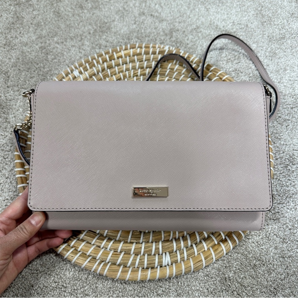 NWT Kate Spade Tilden Place Alek Crossbody Bag Soft Saffiano Leather Plum Dawn - Picture 9 of 16